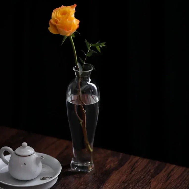 Classic Large Vintage Glass Vase - Image 5