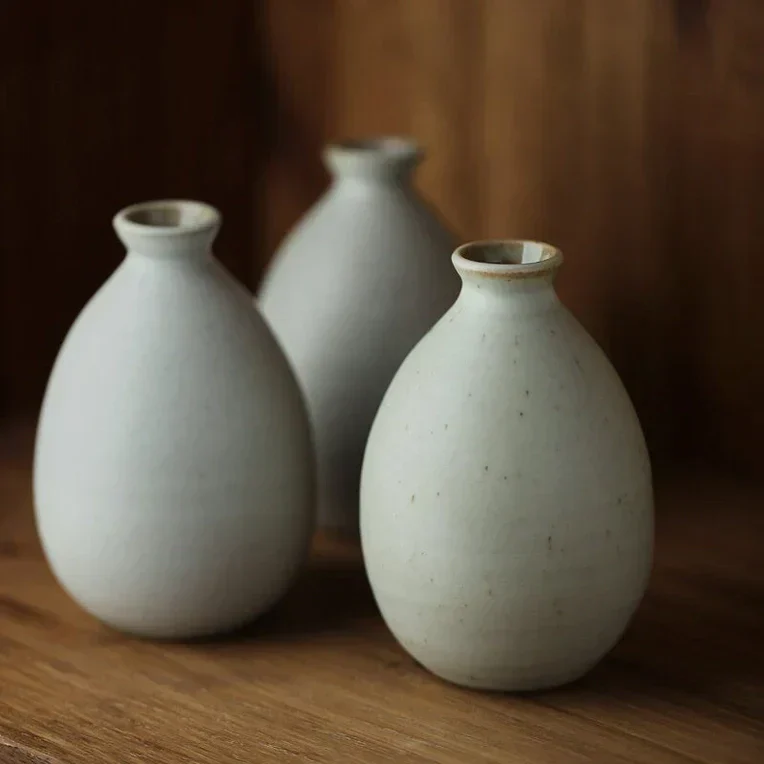 Hand Painted Vintage Floral Mini Vase - Image 5