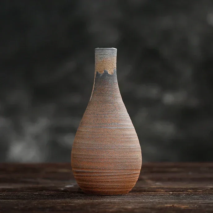 Handmade Classic Brown Table Vase Set - Image 15