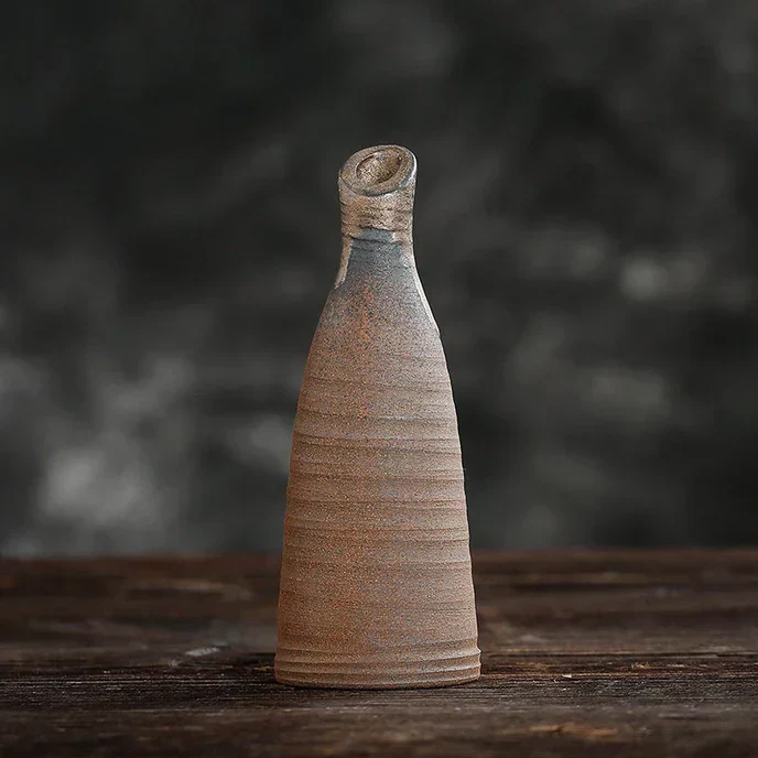 Handmade Classic Brown Table Vase Set - Image 16