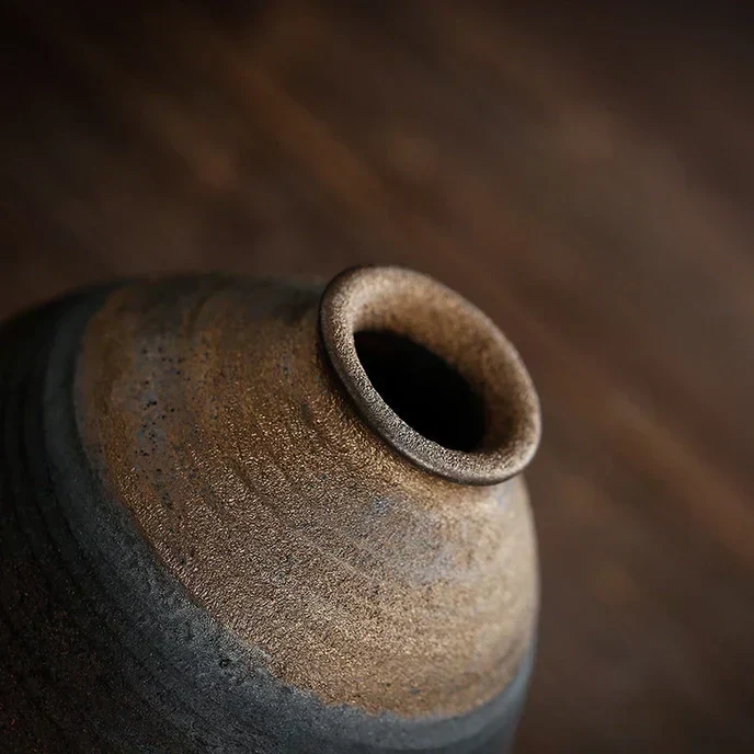 Handmade Classic Brown Table Vase Set - Image 20