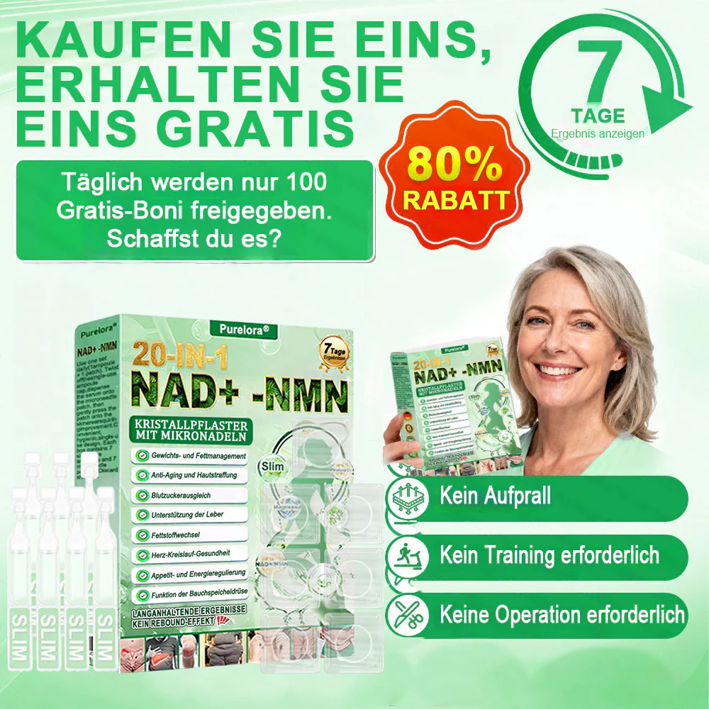 💖𝑶𝒏𝒍𝒊𝒏𝒆-𝑨𝒑𝒐𝒕𝒉𝒆𝒌𝒆💖 | 🌱 Purelora® 1064 Crystal Microneedle Nano-System mit NAD⁺-Aktivierung & 20-in-1 Slim- & Healthy-Patch-Lösung