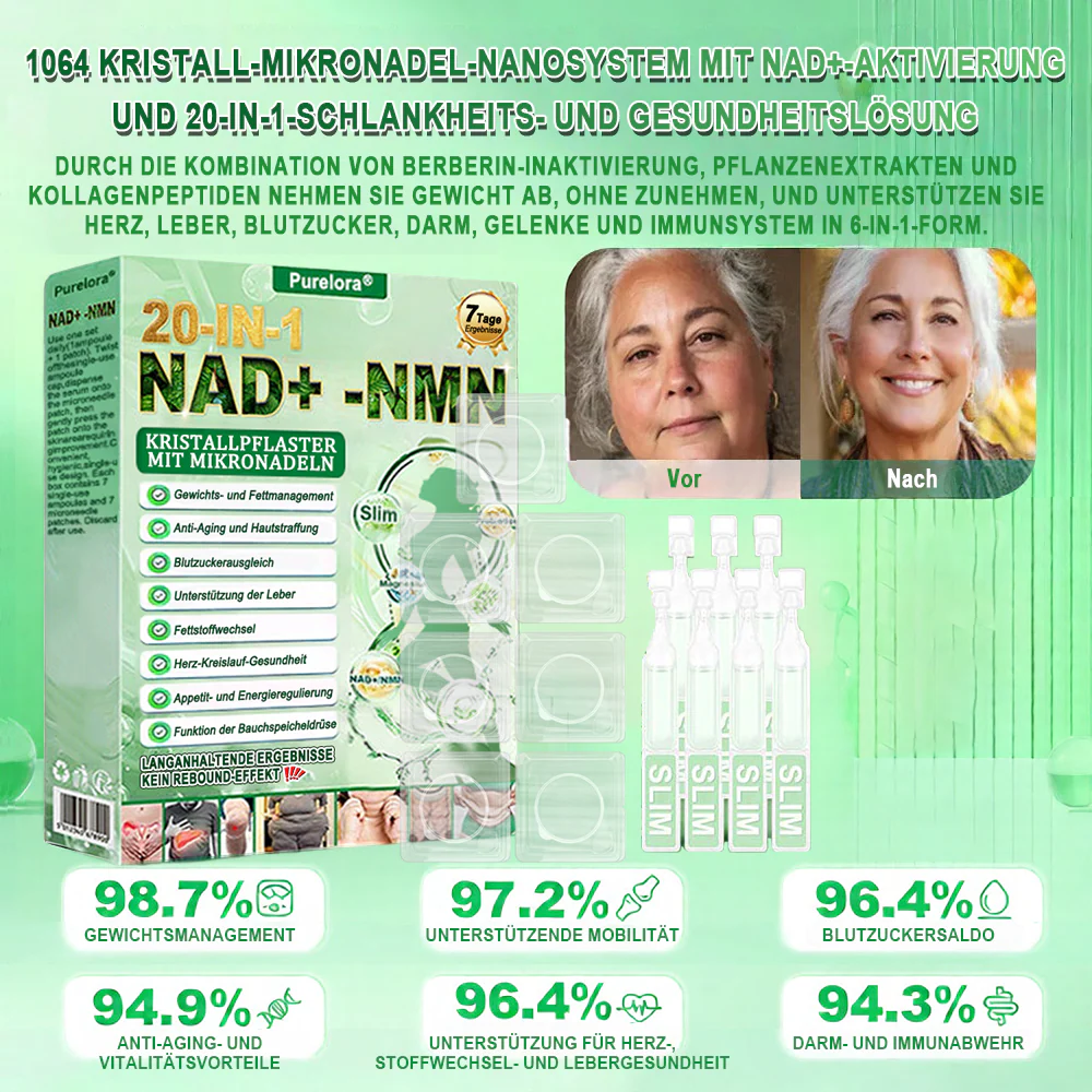 💖𝑶𝒏𝒍𝒊𝒏𝒆-𝑨𝒑𝒐𝒕𝒉𝒆𝒌𝒆💖 | 🌱 Purelora® 1064 Crystal Microneedle Nano-System mit NAD⁺-Aktivierung & 20-in-1 Slim- & Healthy-Patch-Lösung - Image 2